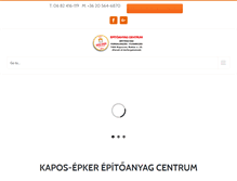 Tablet Screenshot of kaposepker.hu